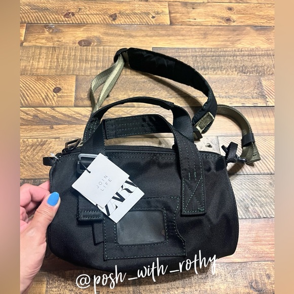 Zara Mini Nylon Duffel Tubular Crossbody, NWT - Picture 6 of 12